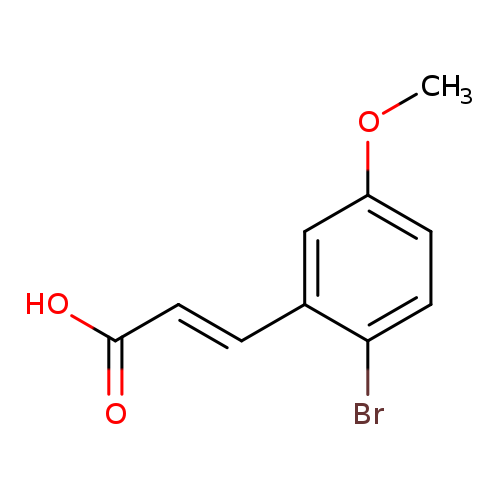 (2E)-3-(2-bromo-5-methoxyphenyl)prop-2-enoic acid