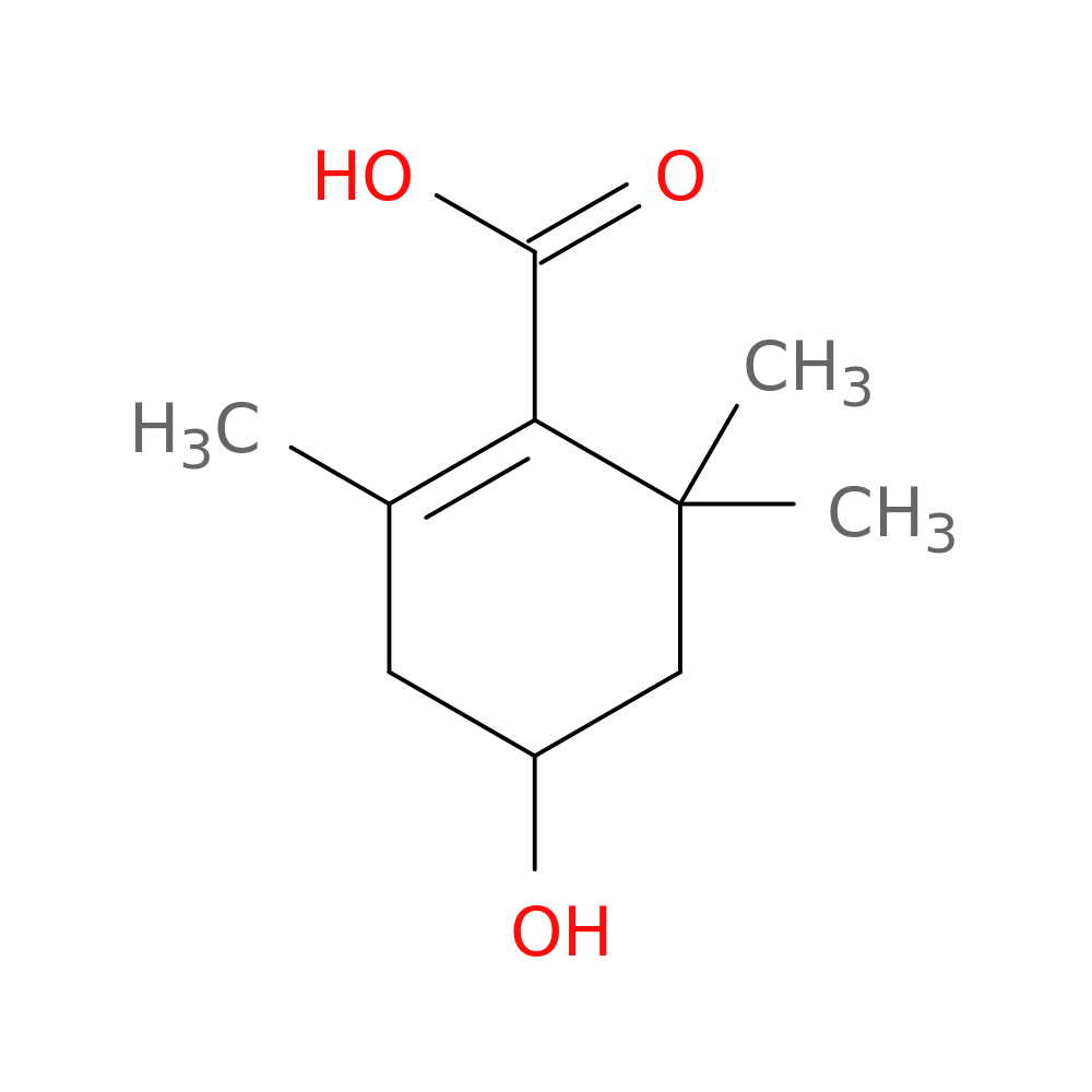 4-Hydroxy-2,6,6-trimethyl-1-cyclohexenecarboxylic acid