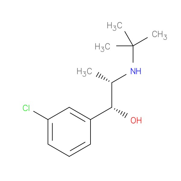(R*,S*)-2-(T-BUTYLAMINO)1-(3-CHLOROPHENYL) PROPANOL