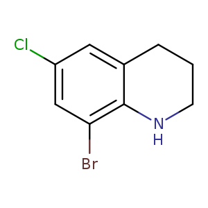 8-bromo-6-chloro-1,2,3,4-tetrahydroquinoline