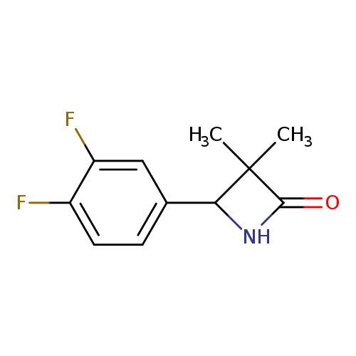 4-(3,4-difluorophenyl)-3,3-dimethylazetidin-2-one