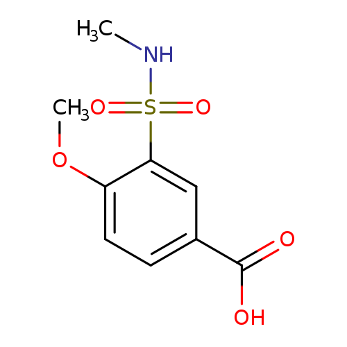 4-Methoxy-3-methylsulfamoyl-benzoic acid