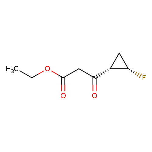 Ethyl 3-(cis-2-fluorocyclopropyl)-3-oxopropanoate