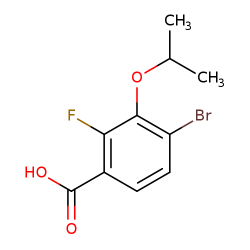 4-Bromo-2-fluoro-3-isopropoxybenzoic acid