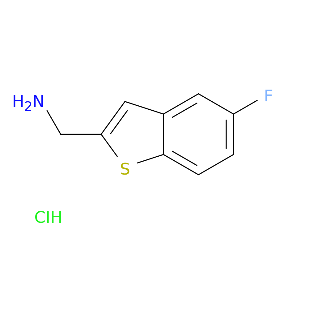 (5-fluoro-1-benzothiophen-2-yl)methanamine hydrochloride