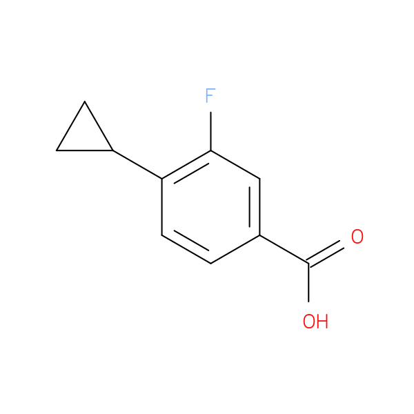 4-Cyclopropyl-3-fluorobenzoic acid