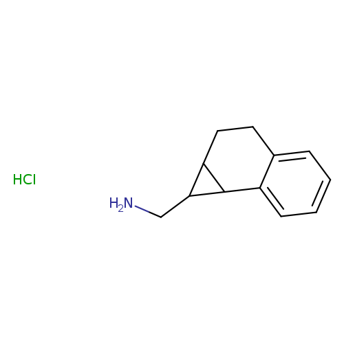 1H,1aH,2H,3H,7bH-cyclopropa[a]naphthalen-1-ylmethanamine hydrochloride