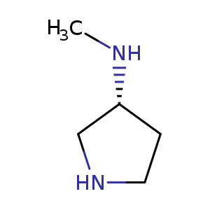 3-Pyrrolidinamine, N-methyl-, (3R)-