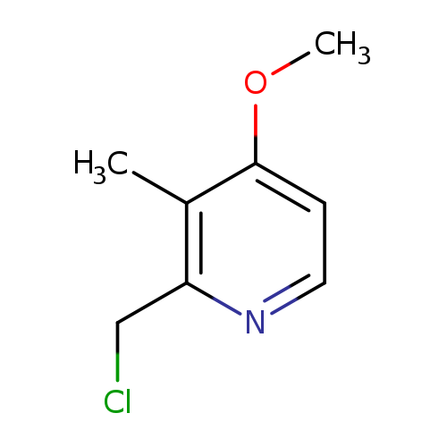 Pyridine, 2-(chloromethyl)-4-methoxy-3-methyl-