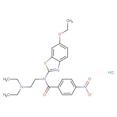 N-[2-(diethylamino)ethyl]-N-(6-ethoxy-1,3-benzothiazol-2-yl)-4-nitrobenzamide hydrochloride