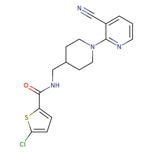 5-chloro-N-{[1-(3-cyanopyridin-2-yl)piperidin-4-yl]methyl}thiophene-2-carboxamide