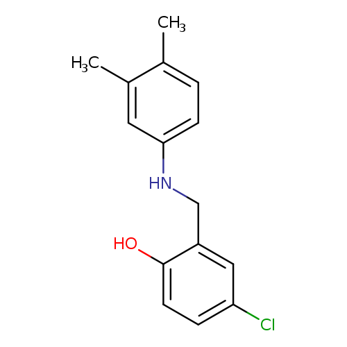 4-chloro-2-{[(3,4-dimethylphenyl)amino]methyl}phenol