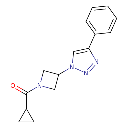 1-(1-cyclopropanecarbonylazetidin-3-yl)-4-phenyl-1H-1,2,3-triazole