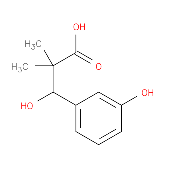 3-hydroxy-3-(3-hydroxyphenyl)-2,2-dimethylpropanoic acid