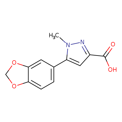 5-(1,3-dioxaindan-5-yl)-1-methyl-1H-pyrazole-3-carboxylic acid