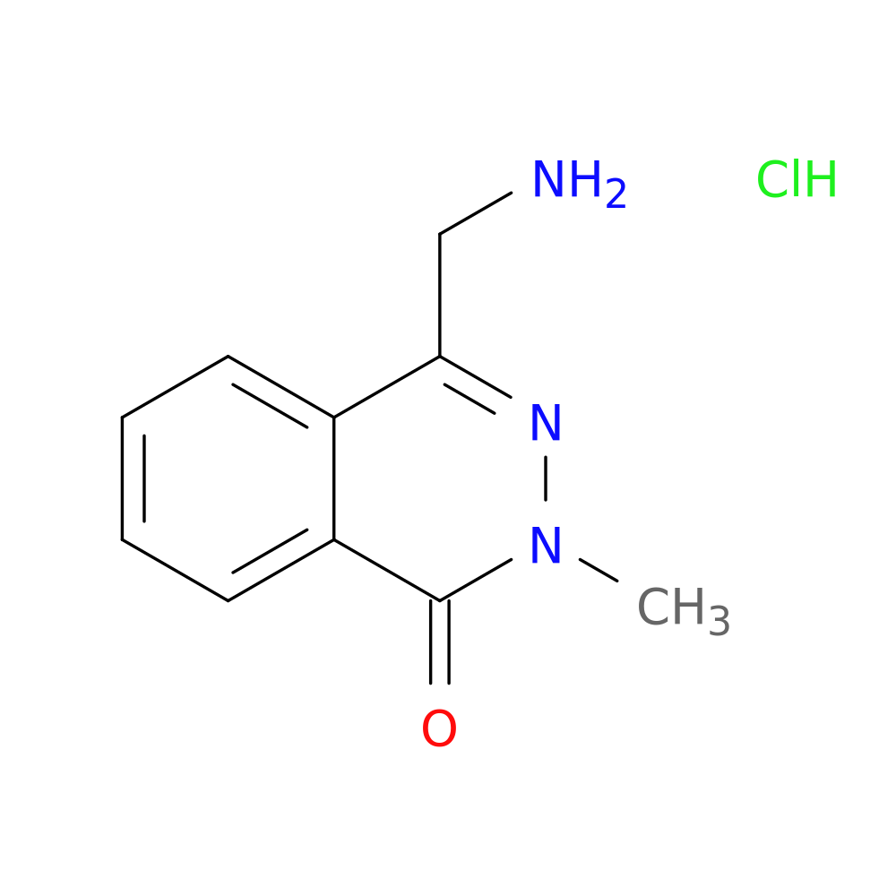 4-(Aminomethyl)-2-methylphthalazin-1(2h)-one hydrochloride