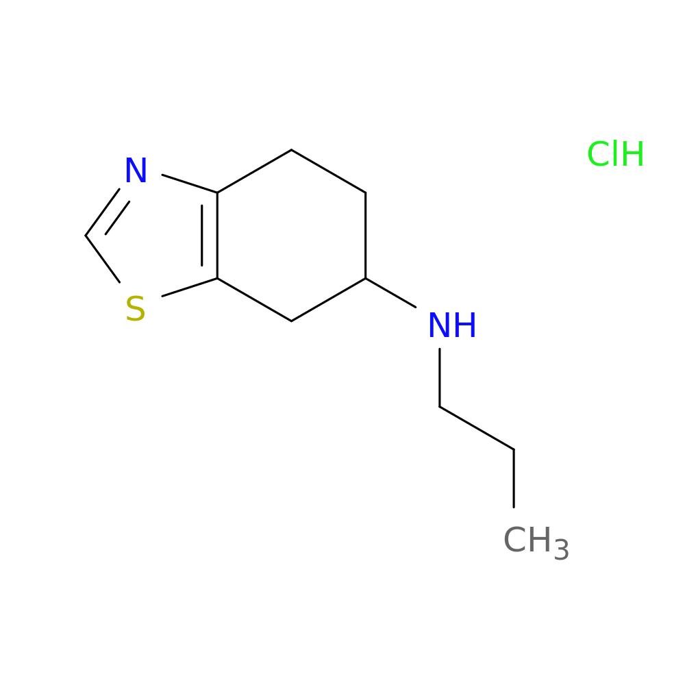 N-propyl-4,5,6,7-tetrahydrobenzo[d]thiazol-6-amine hydrochloride