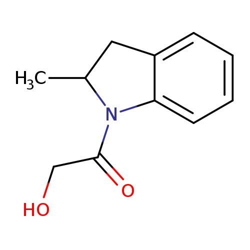 2-hydroxy-1-(2-methyl-2,3-dihydro-1H-indol-1-yl)ethan-1-one