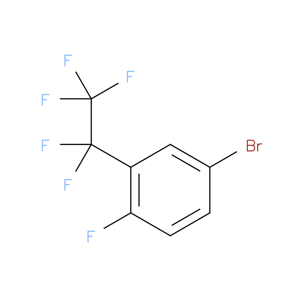 4-bromo-1-fluoro-2-(1,1,2,2,2-pentafluoroethyl)benzene
