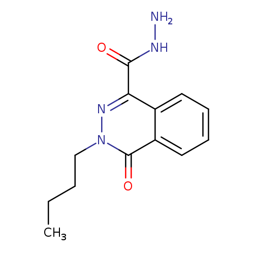 3-butyl-4-oxo-3,4-dihydrophthalazine-1-carbohydrazide