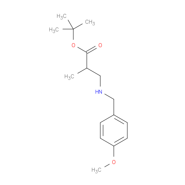 tert-butyl 3-{[(4-methoxyphenyl)methyl]amino}-2-methylpropanoate