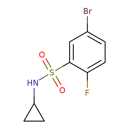 5-Bromo-N-cyclopropyl-2-fluorobenzenesulfonamide