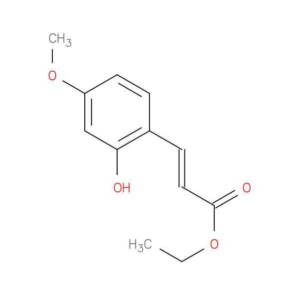 2-Propenoic acid, 3-(2-hydroxy-4-methoxyphenyl)-, ethyl ester, (E)-