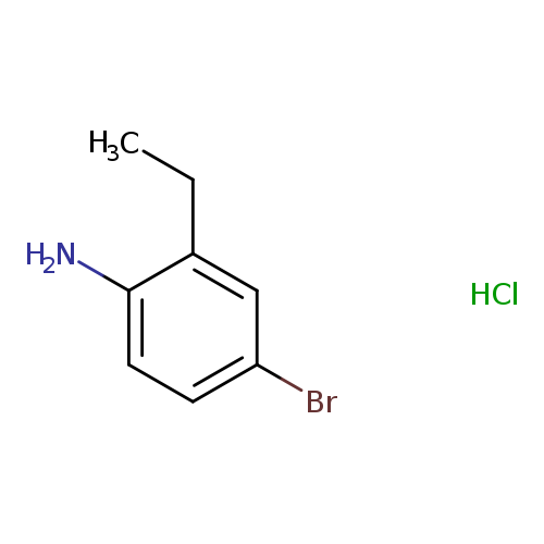 Benzenamine, 4-bromo-2-ethyl-, hydrochloride (1:1)