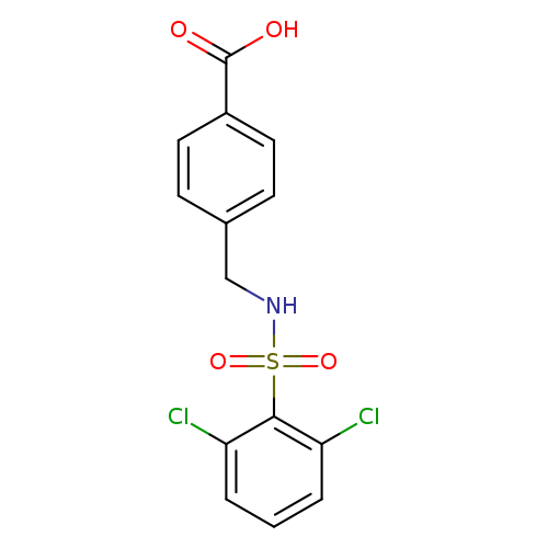 4-(((2,6-dichlorophenyl)sulfonamido)methyl)benzoic acid