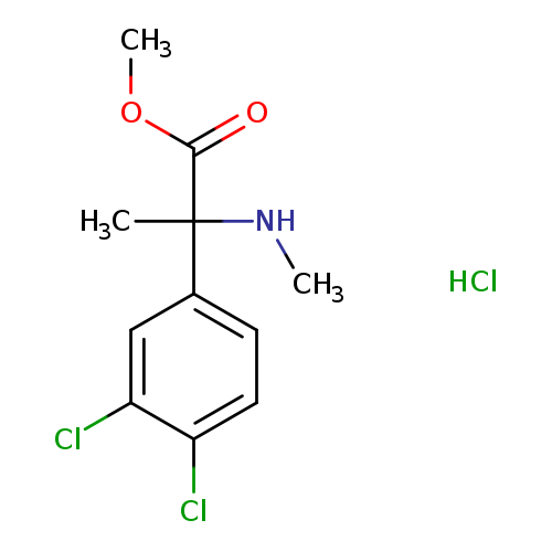 Methyl 2-(3,4-dichlorophenyl)-2-(methylamino)propanoate hydrochloride
