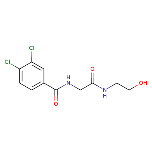 2-[(3,4-dichlorophenyl)formamido]-N-(2-hydroxyethyl)acetamide