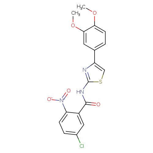 5-chloro-N-[4-(3,4-dimethoxyphenyl)-1,3-thiazol-2-yl]-2-nitrobenzamide
