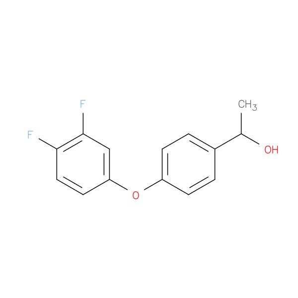 1-[4-(3,4-difluorophenoxy)phenyl]ethan-1-ol