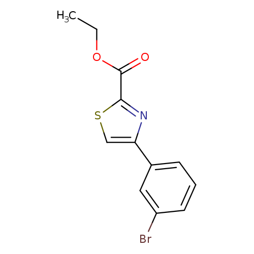 Ethyl 4-(3-bromophenyl)thiazole-2-carboxylate