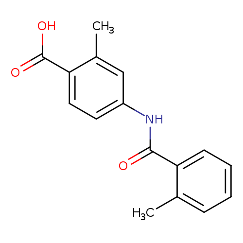 Benzoic acid, 2-methyl-4-[(2-methylbenzoyl)amino]-