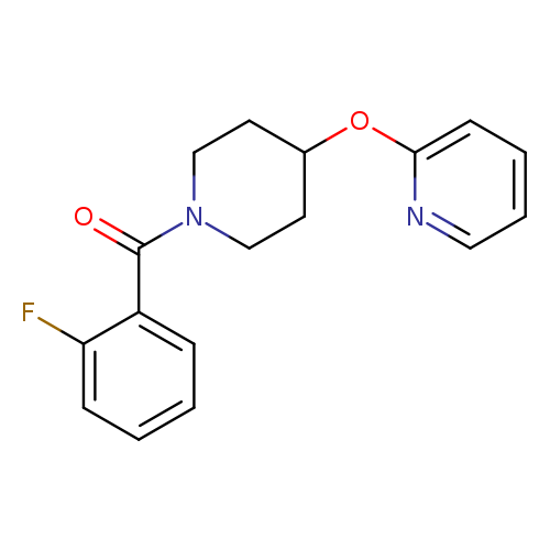2-{[1-(2-fluorobenzoyl)piperidin-4-yl]oxy}pyridine