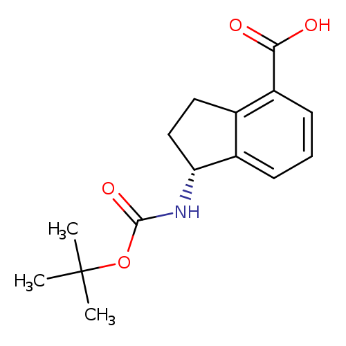 (1R)-1-{[(tert-butoxy)carbonyl]amino}-2,3-dihydro-1H-indene-4-carboxylic acid
