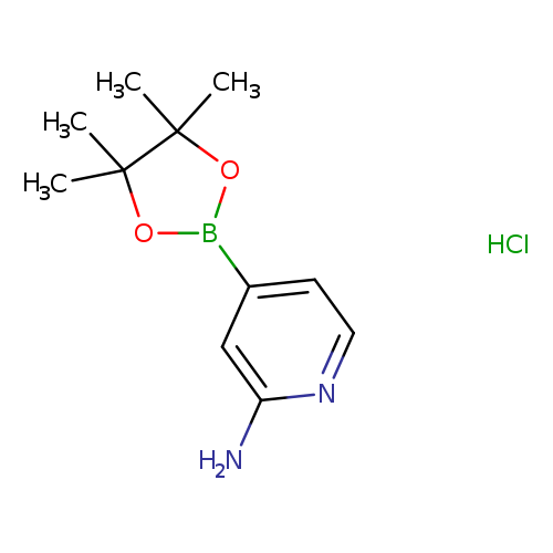4-(4,4,5,5-tetramethyl-1,3,2-dioxaborolan-2-yl)pyridin-2-aminehydrochloride