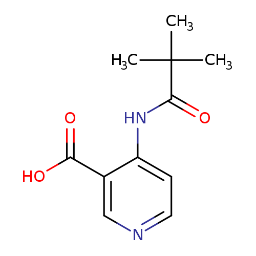 3-Pyridinecarboxylic acid, 4-[(2,2-dimethyl-1-oxopropyl)amino]-