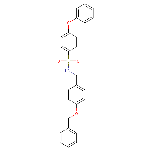 N-{[4-(benzyloxy)phenyl]methyl}-4-phenoxybenzene-1-sulfonamide
