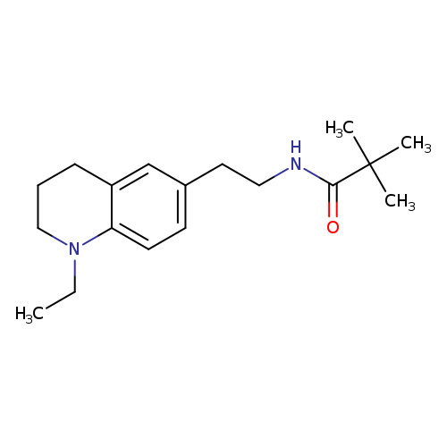 N-[2-(1-ethyl-1,2,3,4-tetrahydroquinolin-6-yl)ethyl]-2,2-dimethylpropanamide