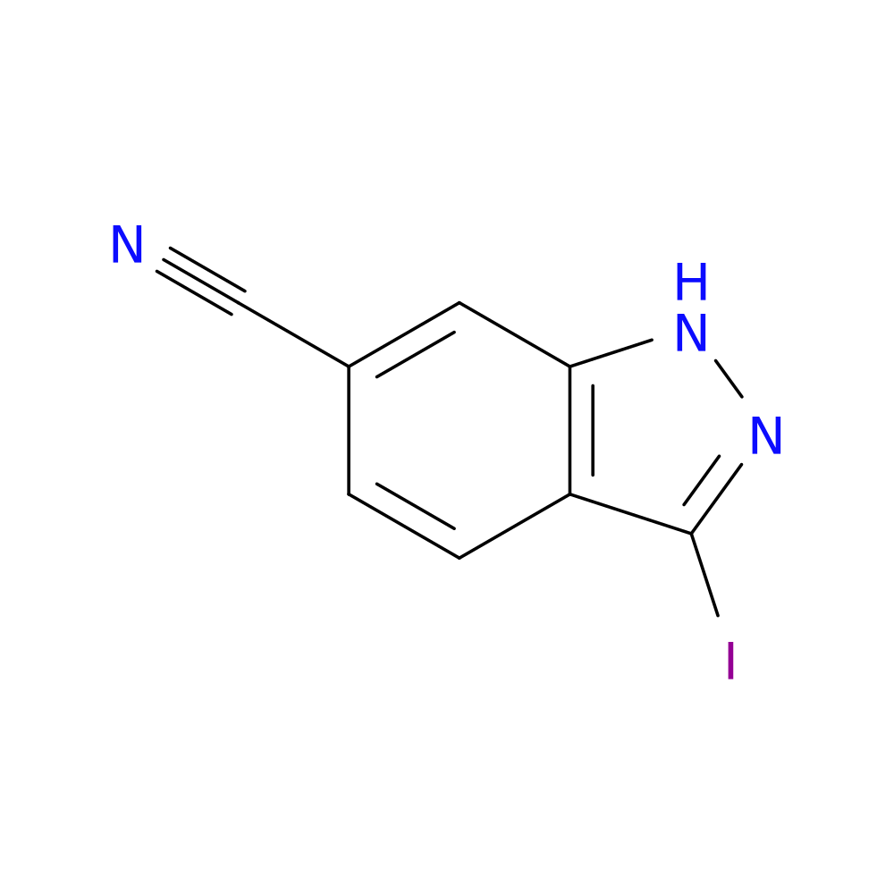 3-iodo-1H-indazole-6-carbonitrile