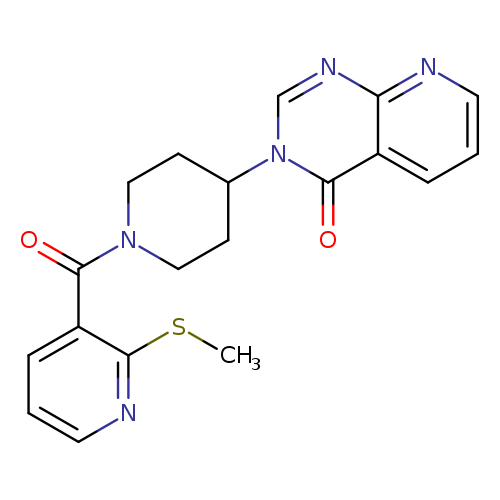 3-{1-[2-(methylsulfanyl)pyridine-3-carbonyl]piperidin-4-yl}-3H,4H-pyrido[2,3-d]pyrimidin-4-one