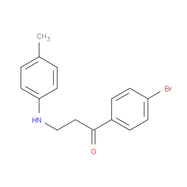 1-(4-Bromophenyl)-3-(p-tolylamino)propan-1-one