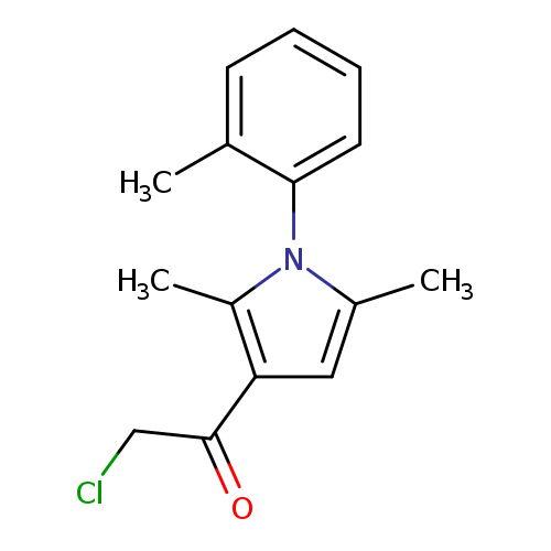 2-Chloro-1-(2,5-dimethyl-1-(o-tolyl)-1H-pyrrol-3-yl)ethanone