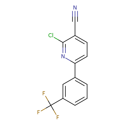 2-Chloro-6-(3-(trifluoromethyl)phenyl)nicotinonitrile