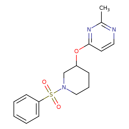 4-{[1-(benzenesulfonyl)piperidin-3-yl]oxy}-2-methylpyrimidine