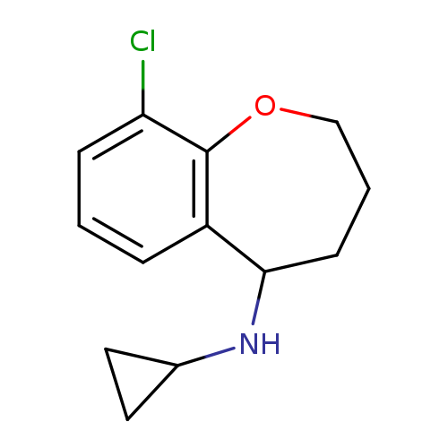 9-chloro-N-cyclopropyl-2,3,4,5-tetrahydro-1-benzoxepin-5-amine