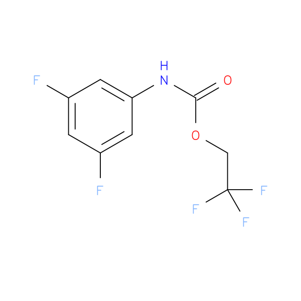 2,2,2-trifluoroethyl N-(3,5-difluorophenyl)carbamate