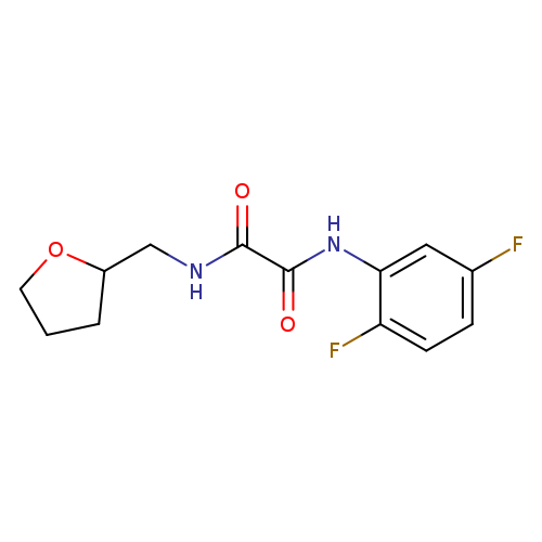 N'-(2,5-difluorophenyl)-N-[(oxolan-2-yl)methyl]ethanediamide